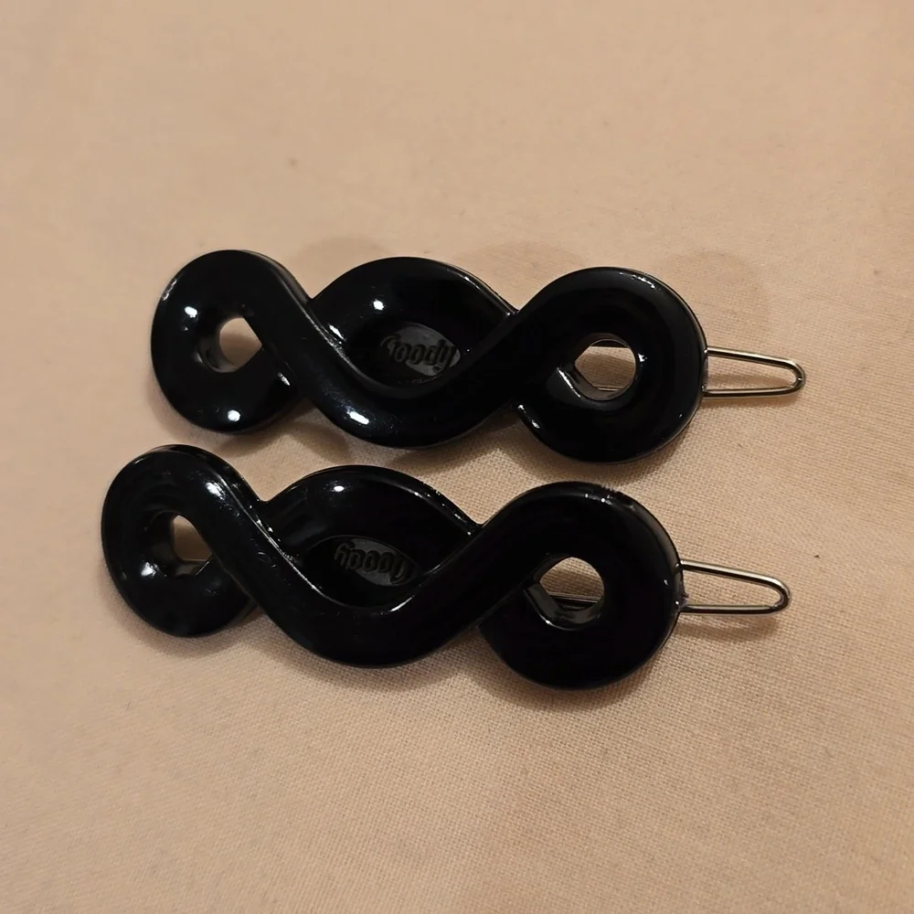 Goody Set of 2 Infinity Twist Hair Clips - NEW